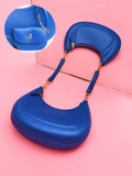 The Curve Hand Bag With Pouch - Royal Blue