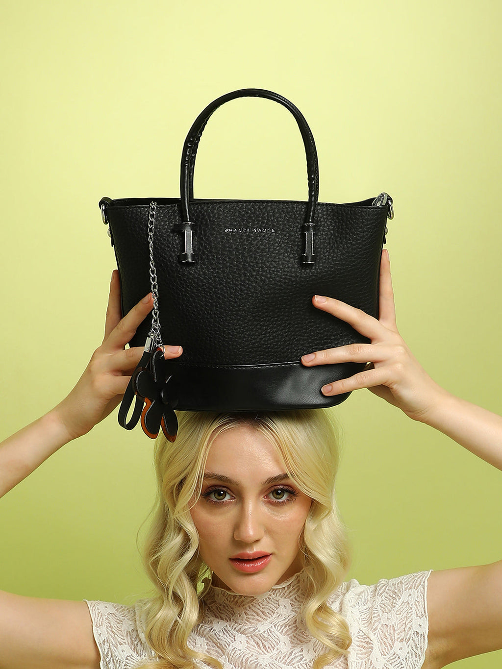 Haute Sauce The Basket Hand Bag - Midnight Black