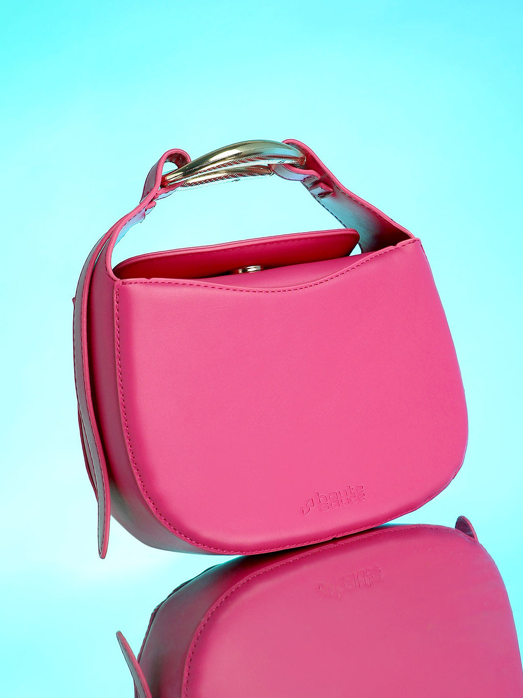 Haute Sauce The Etna Hand Bag - Fushcia Pink