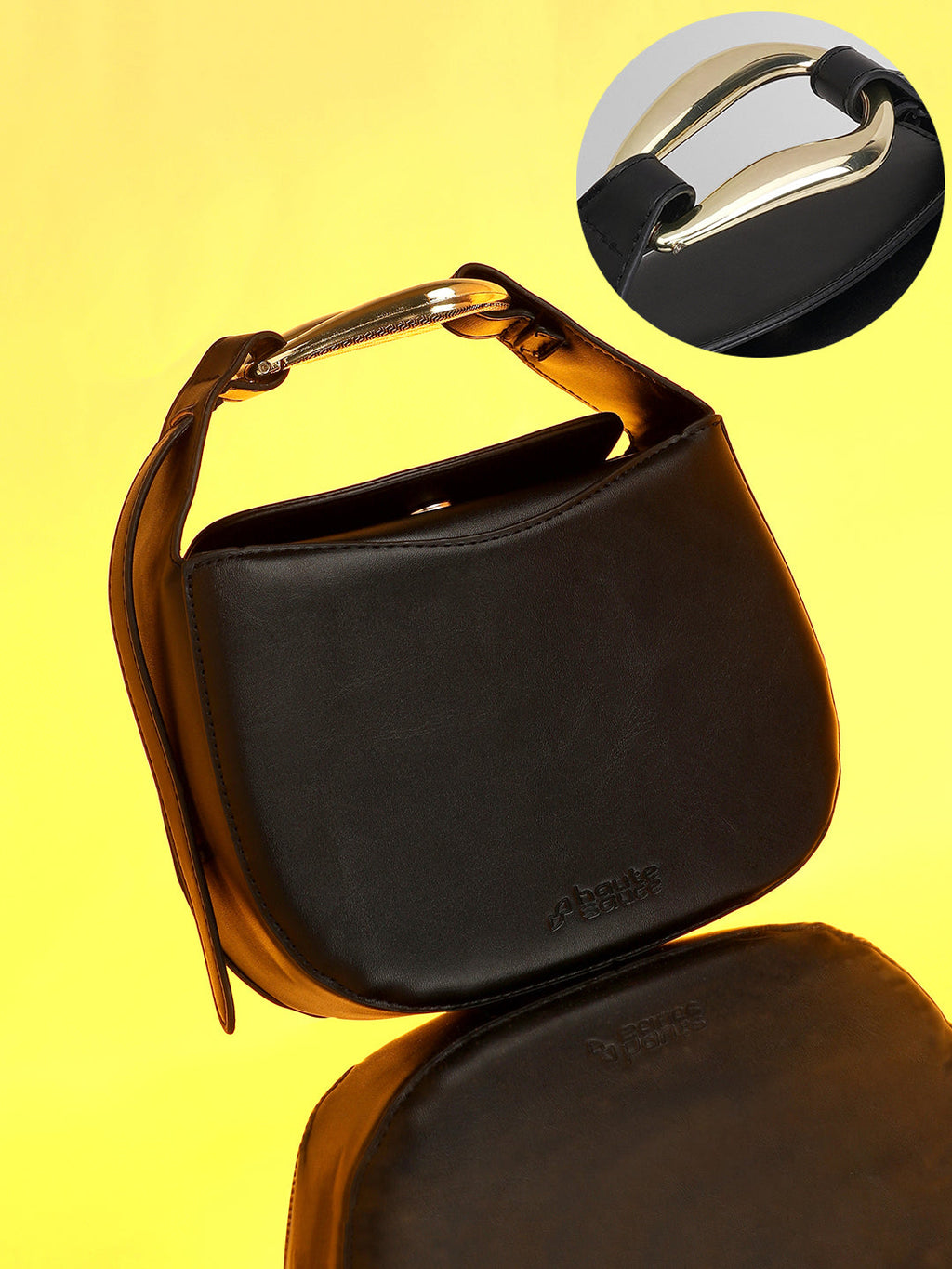 Haute Sauce The Etna Hand Bag - Onyx Black