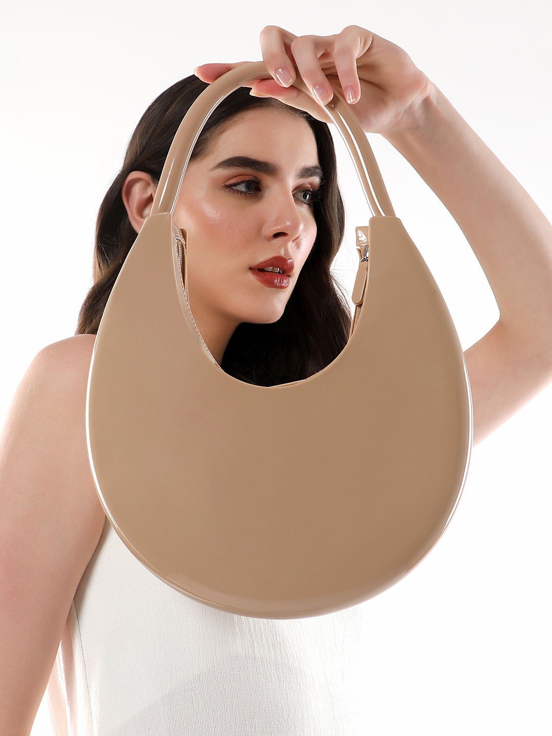 Haute Sauce The Lucida Hobo Bag - Tan Brown
