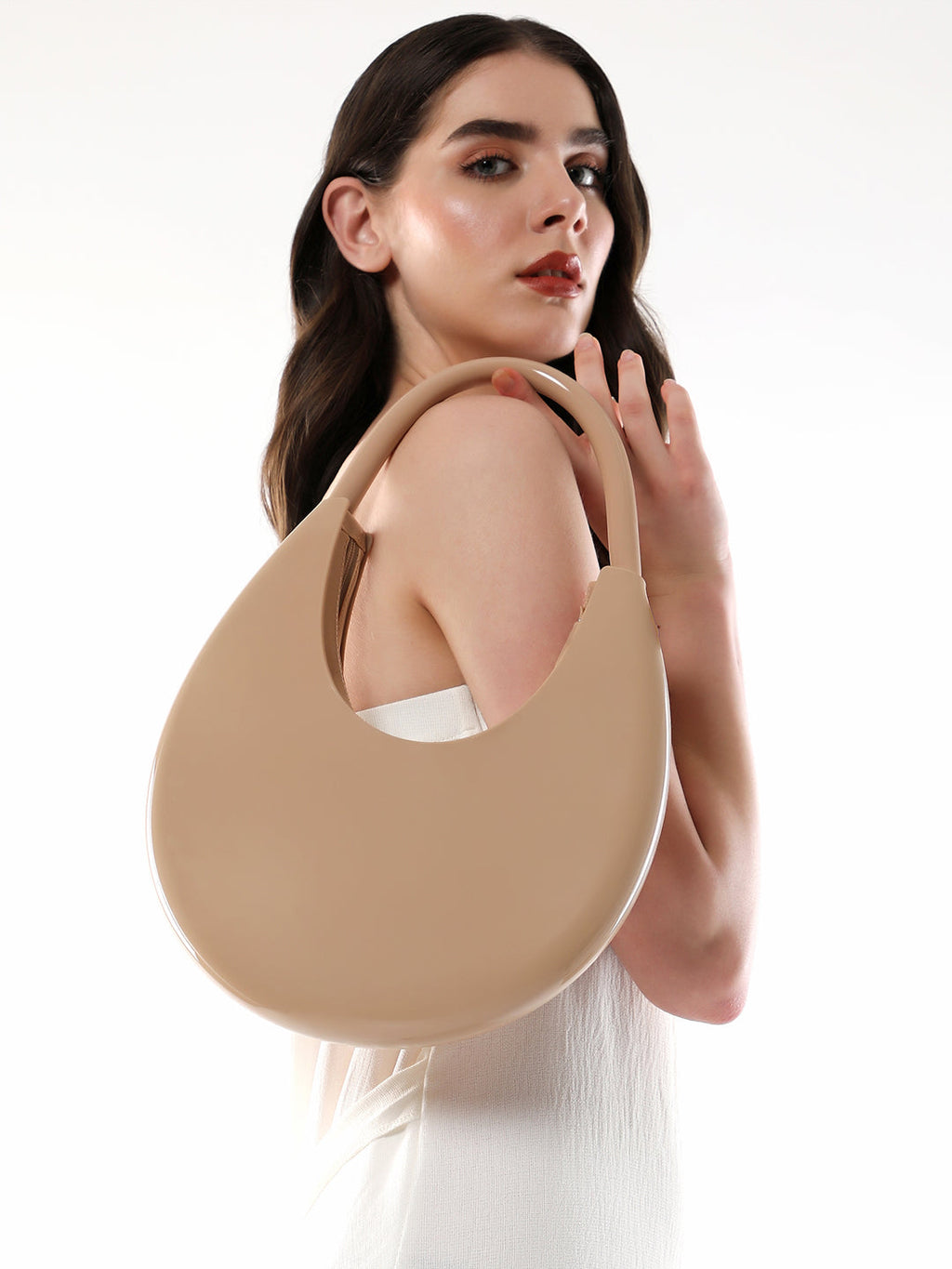 Haute Sauce The Lucida Hobo Bag - Tan Brown