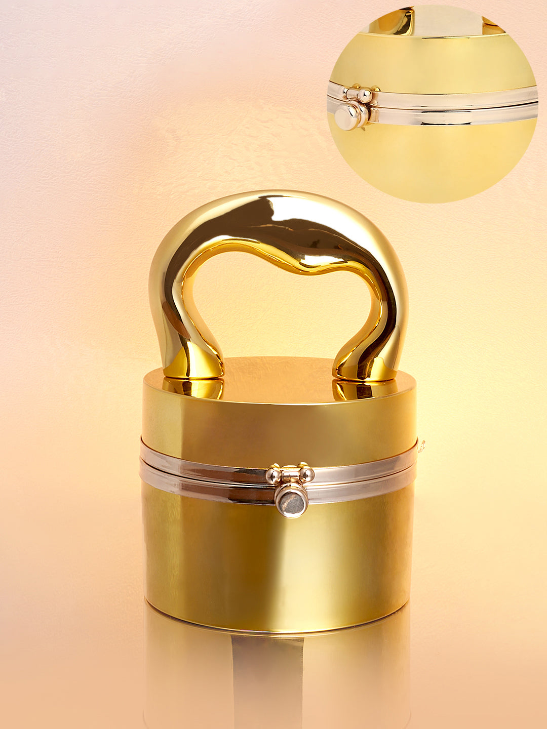 Haute Sauce The Caldera Gloss Bucket Bag - California Gold