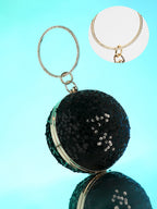 Haute Sauce The Discotheque Clutch Bag - Onyx Black