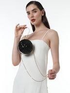 Haute Sauce The Discotheque Clutch Bag - Onyx Black
