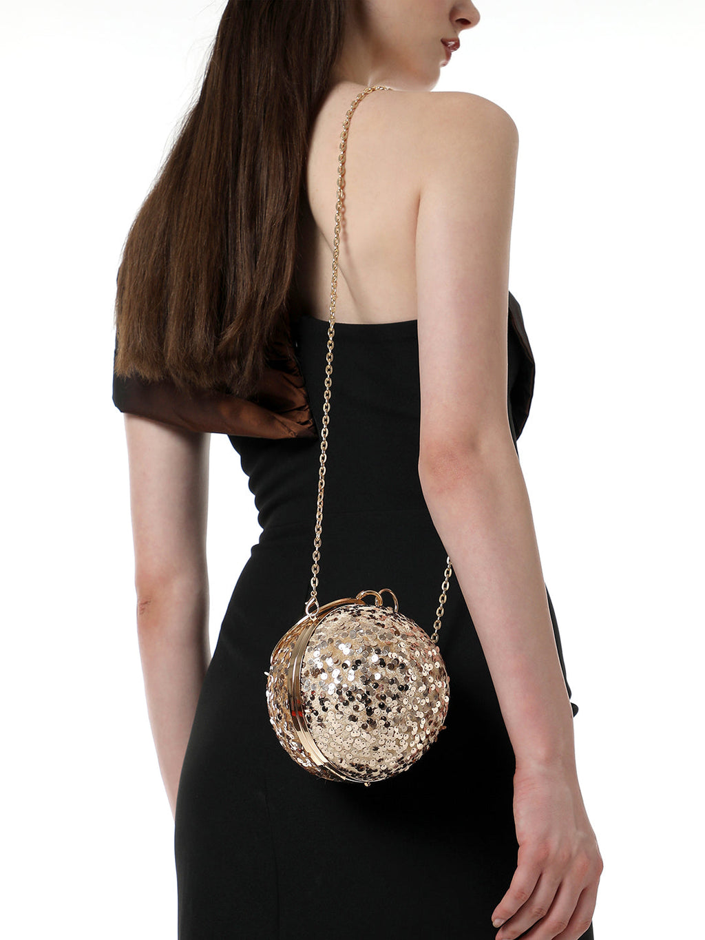 Haute Sauce The Discotheque Clutch Bag - Champayne Gold