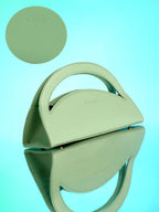 Haute Sauce The Mezzaluna Hand Bag - Pistachio Green