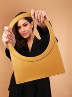 Haute Sauce The Aureola Shoulder Bag - Yellow Ochre