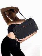 Haute Sauce The Lume Satchel Bag - Onyx Black