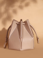 Haute Sauce The Origami Bucket Bag - Sand Beige