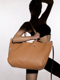 Haute Sauce The Large Illumé Tote Bag With Pouch - Khaki Beige