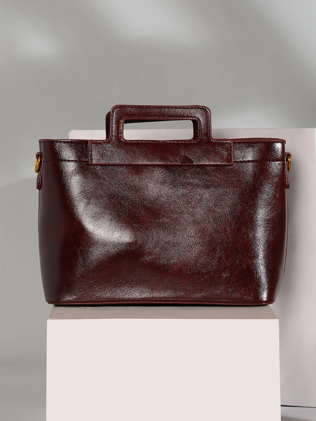 Haute Sauce The Madame Hand Bag With Pouch - Chocolate Brown