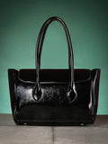 Haute Sauce The Large Medis Satchel Bag - Onyx Black
