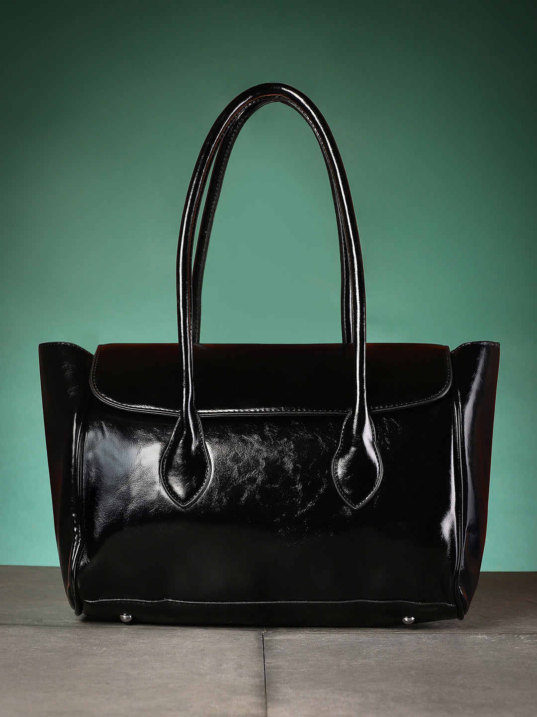Haute Sauce The Large Medis Satchel Bag - Onyx Black