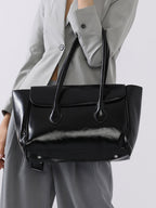 Haute Sauce The Large Medis Satchel Bag - Onyx Black