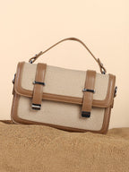 Haute Sauce The Linea-Block Hand Bag - Ash Brown