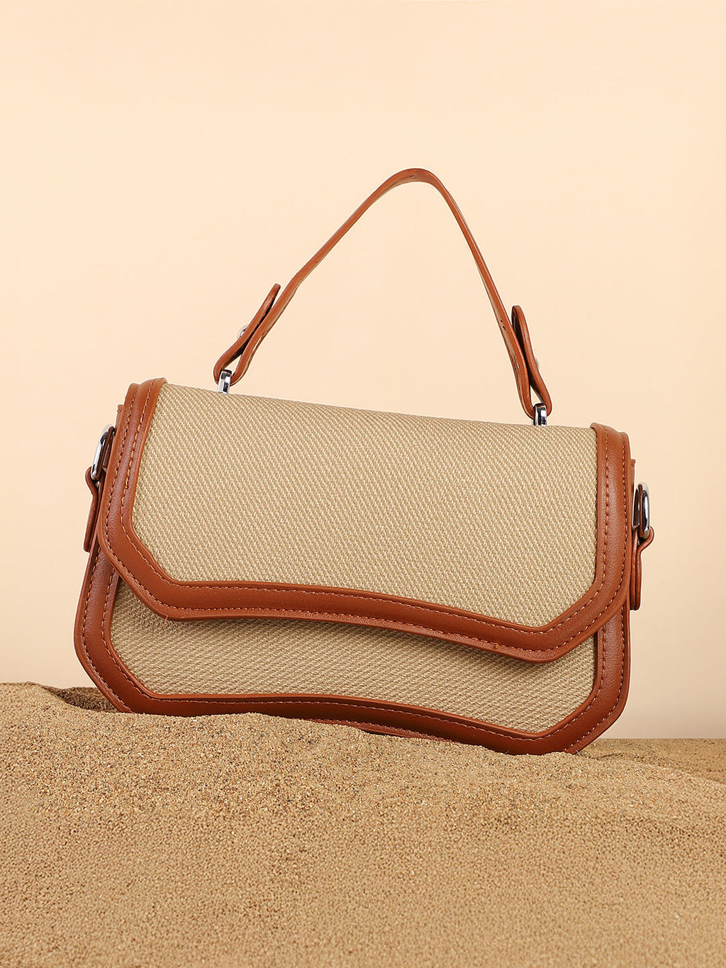 Haute Sauce The Avenue Hand Bag - Tan Brown