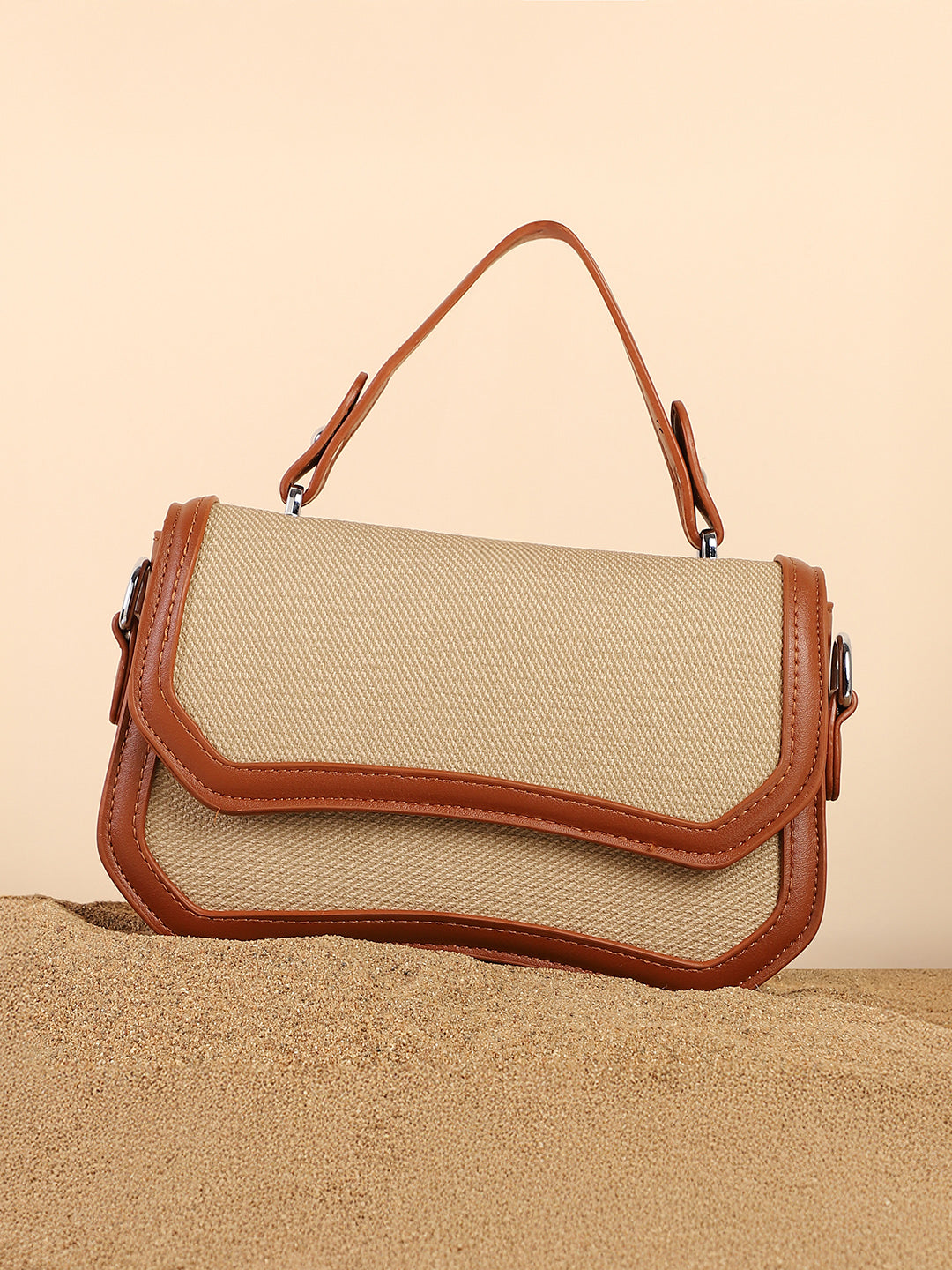 Haute Sauce The Avenue Hand Bag - Tan Brown