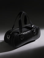 Haute Sauce The Small Retro Bowling Bag - Onyx Black