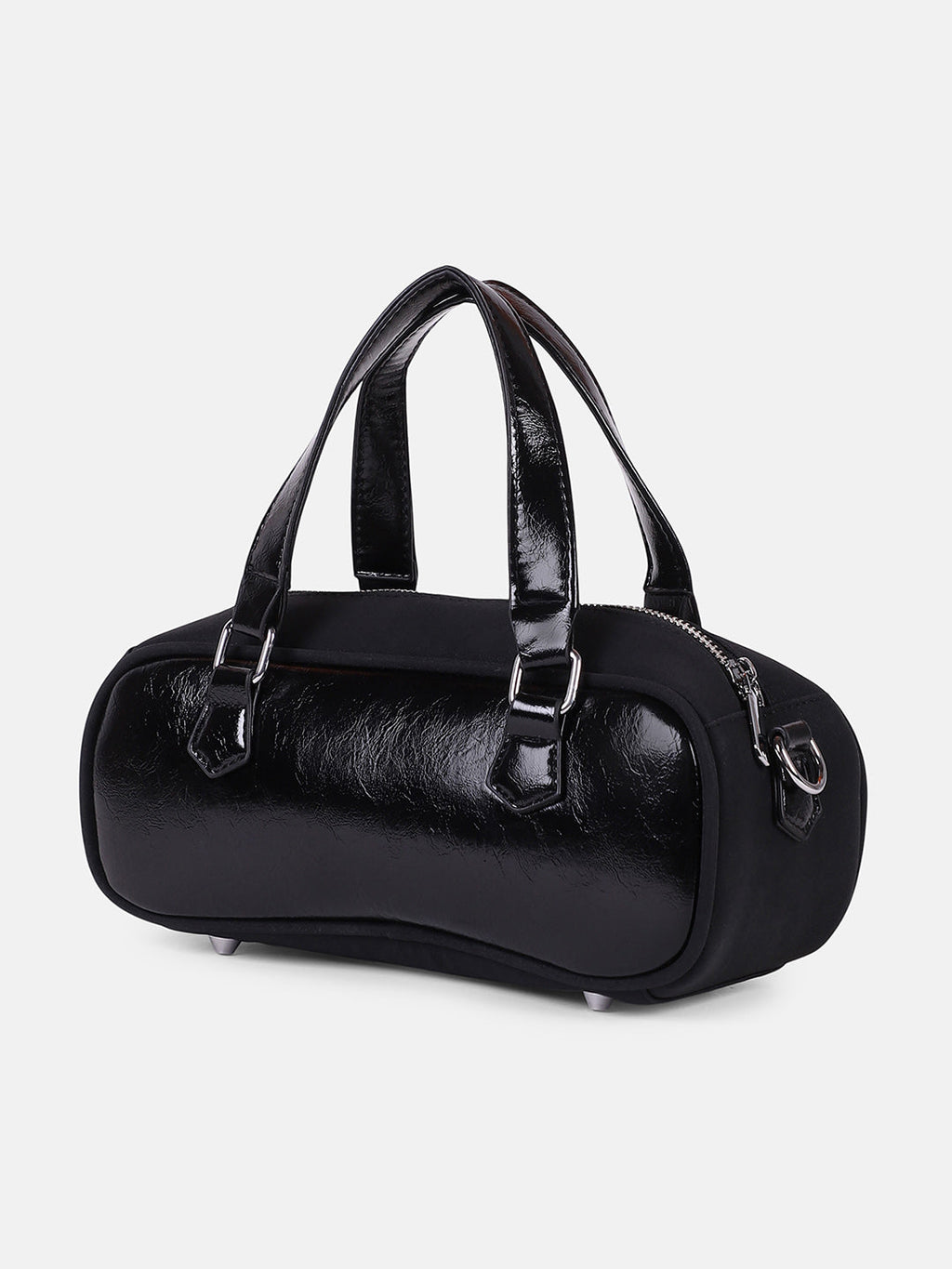Haute Sauce The Small Retro Bowling Bag - Onyx Black