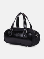 Haute Sauce The Small Retro Bowling Bag - Onyx Black