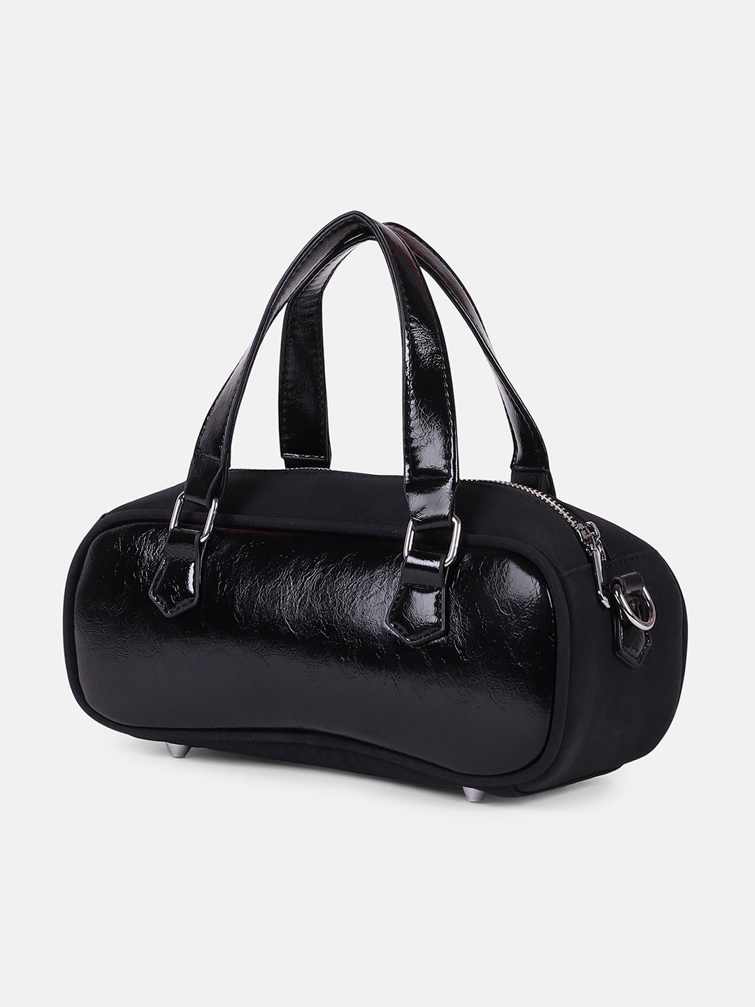 Haute Sauce The Small Retro Bowling Bag - Onyx Black