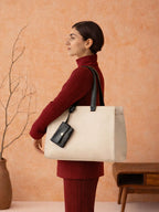 Haute Sauce The Circadian Tote Office Bag-Cream White