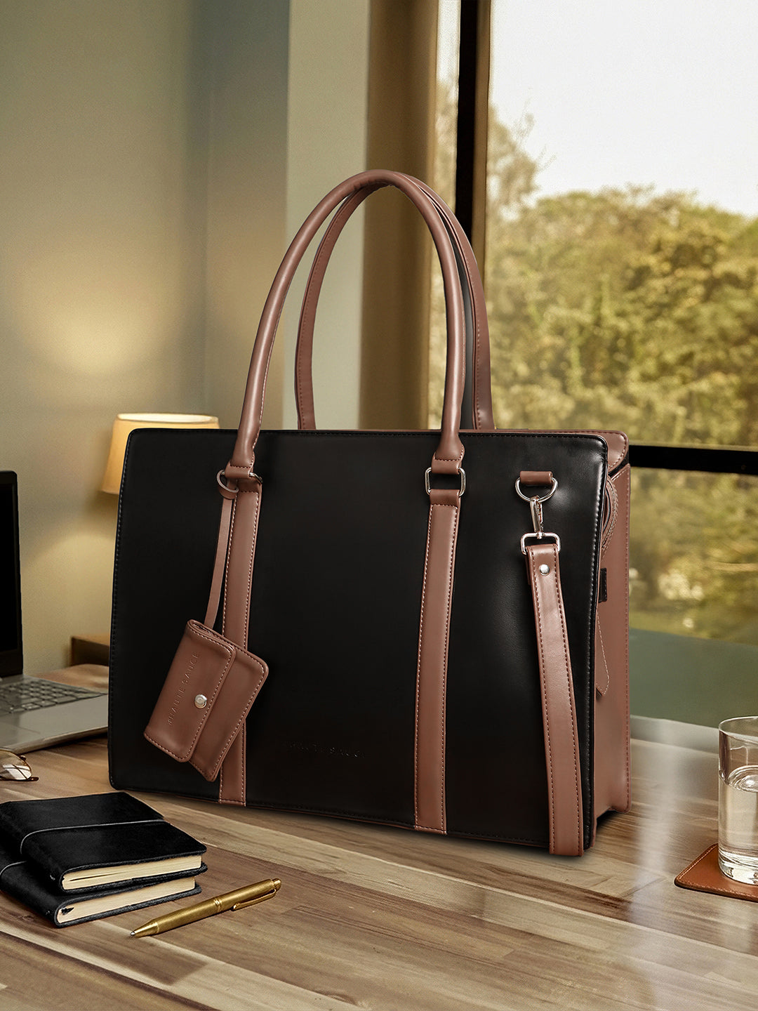 Haute Sauce The Diurnal Tote Office Bag - Midnight Black