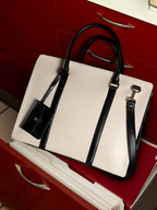 The Diurnal Tote Office Bag - Cream White
