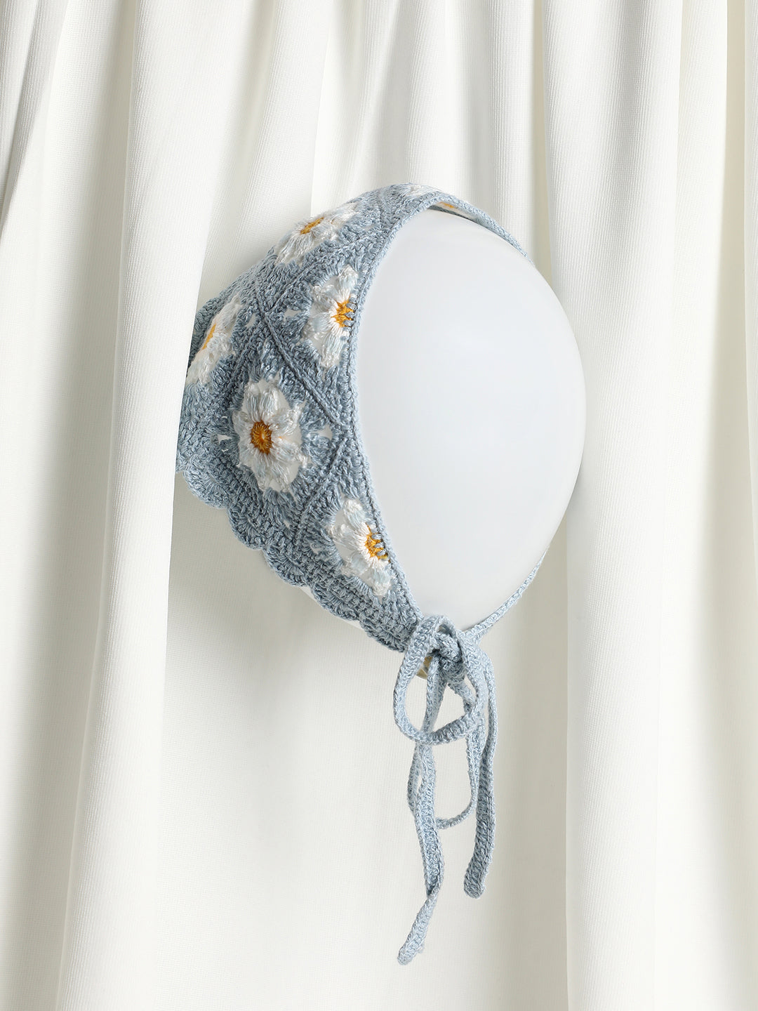 Haute Sauce Sunflower Crochet Head Scarf