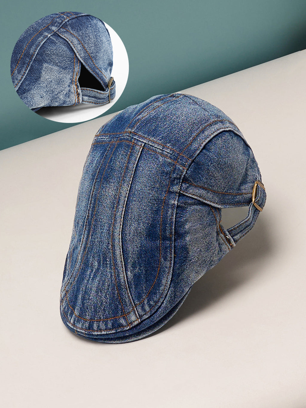 Haute Sauce The Denim Driver Cap - Indigo Blue