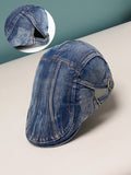 Haute Sauce The Denim Driver Cap - Indigo Blue