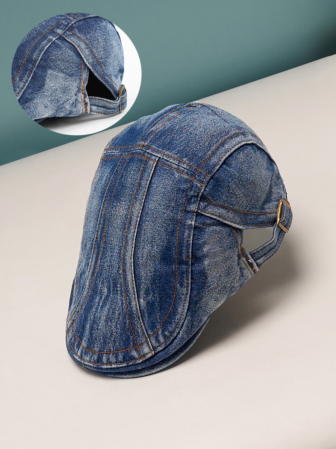 Haute Sauce The Denim Driver Cap - Indigo Blue