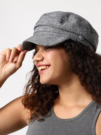 Haute Sauce Charcoal Grey Solid Breton Cap