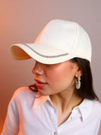 Embellished Lined Baseball Cap