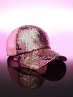 Haute Sauce Abstract Sequin Baseball Cap