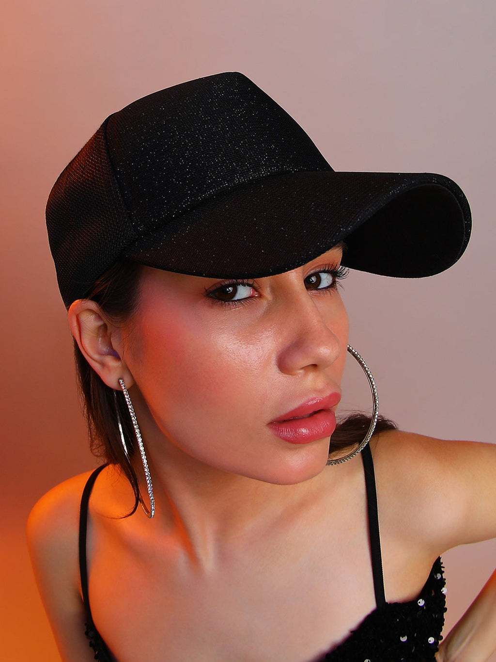 Haute Sauce Bling Heart Baseball Cap