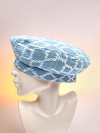Geometric Weave Beret Hat