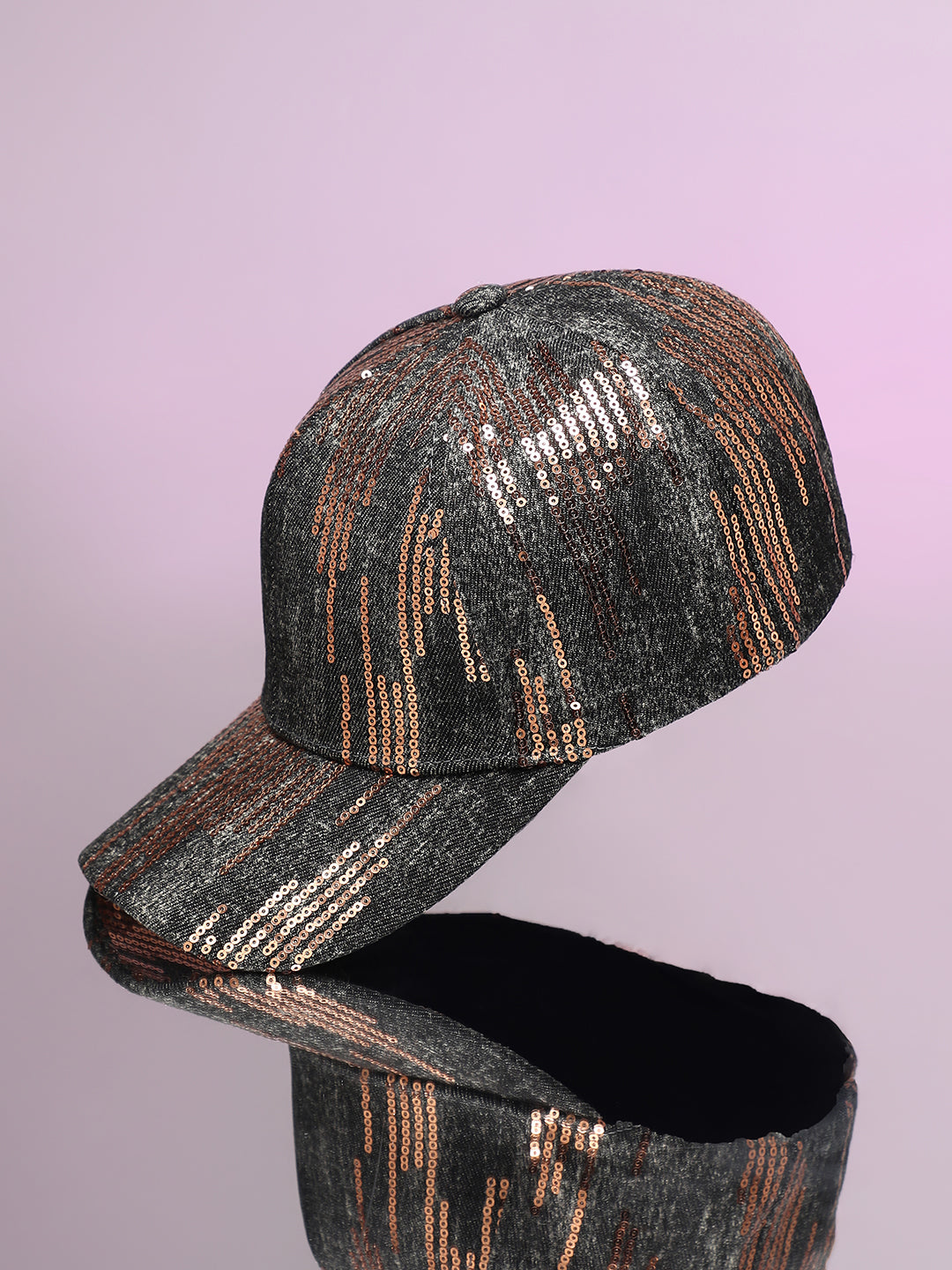 Haute Sauce Heathered Sequin Baseball Cap