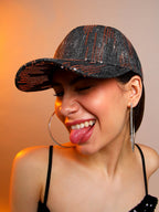 Haute Sauce Heathered Sequin Baseball Cap