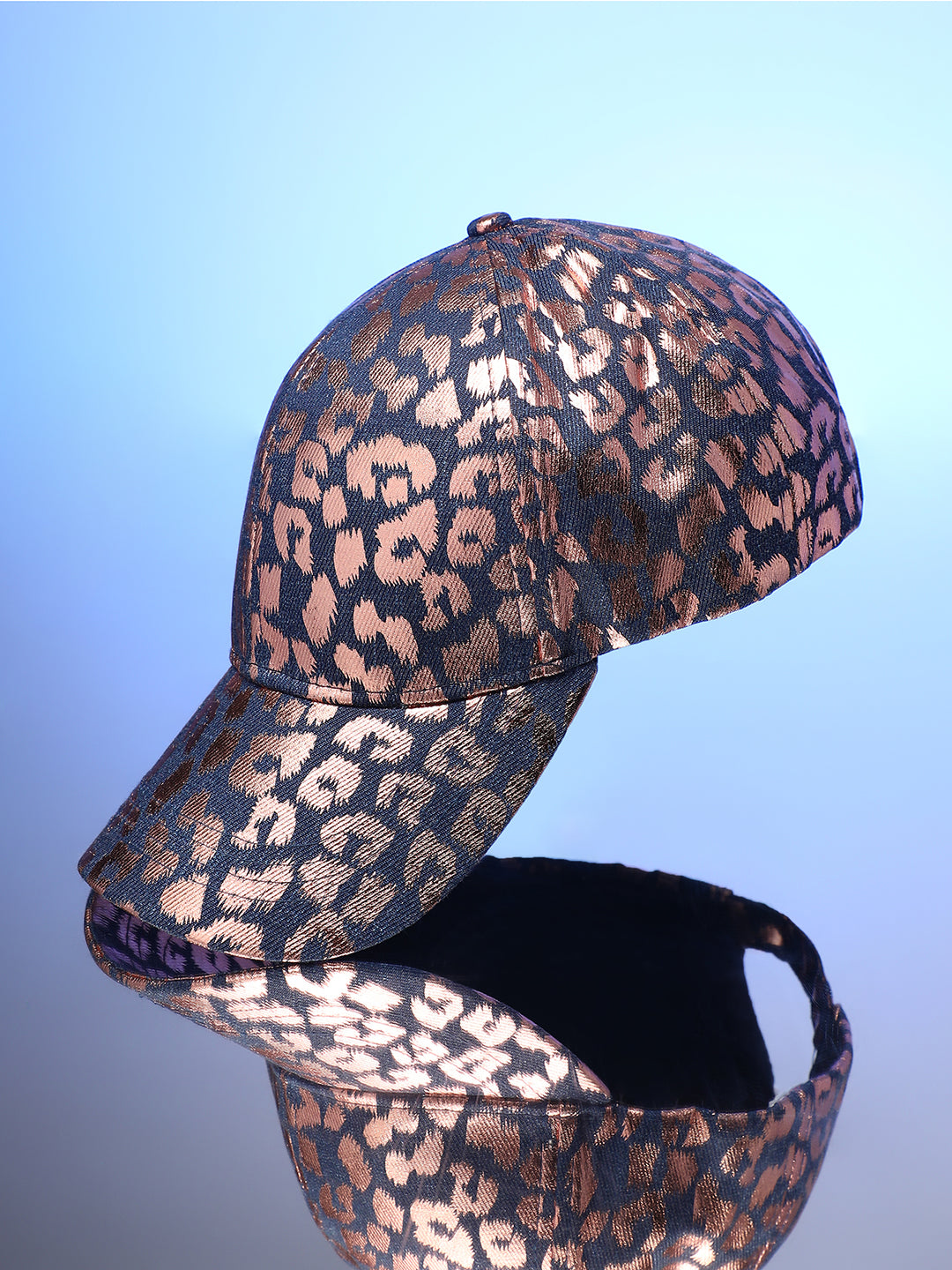 Haute Sauce Metallic Leopard Baseball Cap