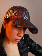 Haute Sauce Metallic Leopard Baseball Cap