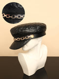 Haute Sauce Quilted Breton Cap - Midnight Black