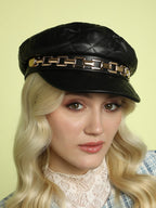 Haute Sauce Quilted Breton Cap - Midnight Black