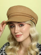 Haute Sauce Chain-Lined Breton Cap - Sand Beige