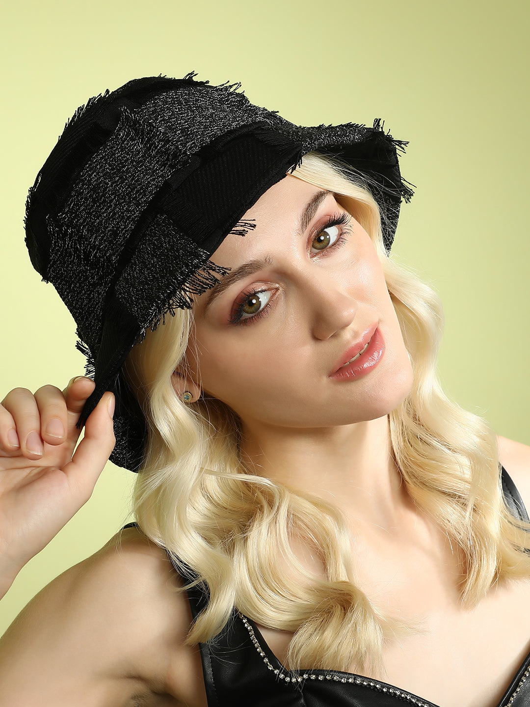 Haute Sauce Distressed Bucket Hat - Midnight Black