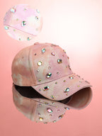 Haute Sauce Crystal Ombre Basketball Cap - Pastel Pink