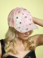 Haute Sauce Crystal Ombre Basketball Cap - Pastel Pink