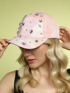 Haute Sauce Crystal Ombre Basketball Cap - Pastel Pink