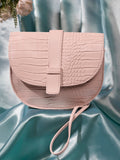 Haute Sauce Croco Pink Cross Body Bag